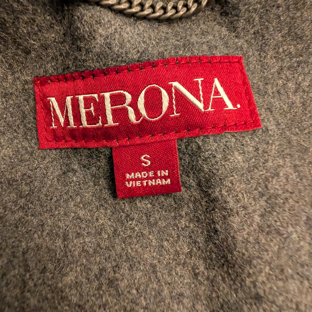 Merona Women's Small Pea Coat - Picture 6 of 7